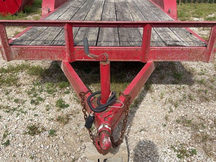 1995-beck-16ft-car-trailer,-fairly-new-tires,-good-paint-image-2
