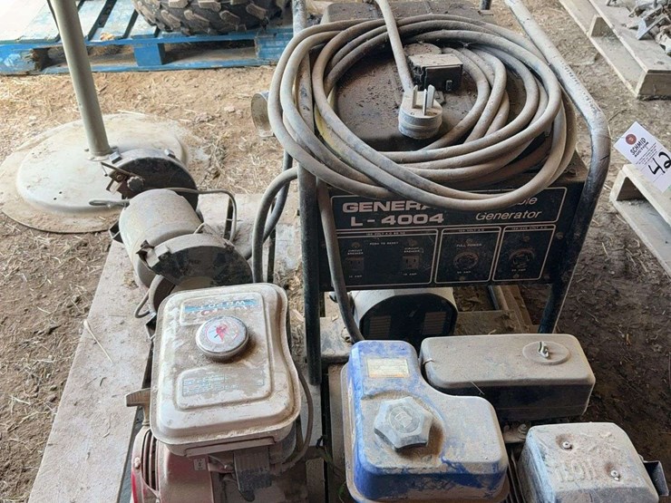 generac-generator,-honda-350-engine,-8''-bench-grinder-image-2