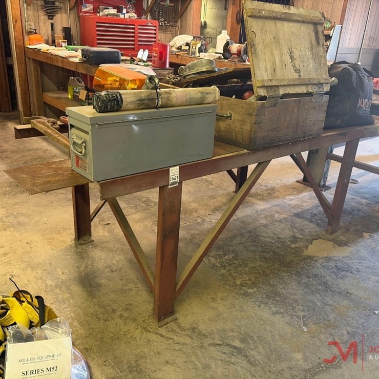 METAL SHOP TABLE
