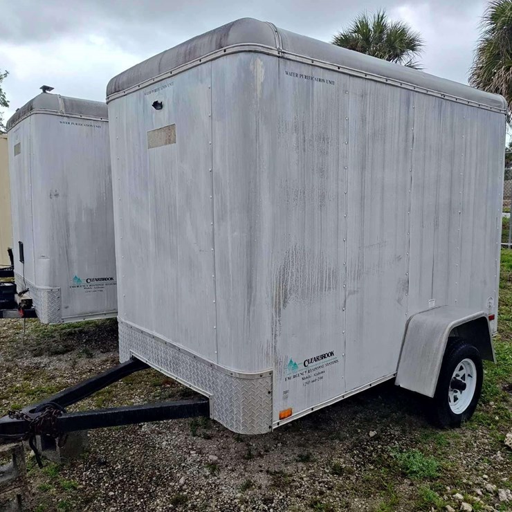 2006 Port City 5ft. x 8ft. S/A Enclosed Trailer