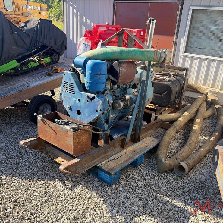 GORMAN-RUPP 4" DIIESEL PUMP W/ HOSE