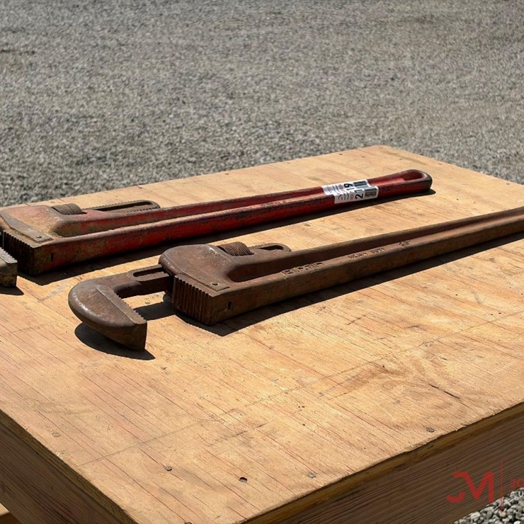 (2) 36" PIPE WRENCHES