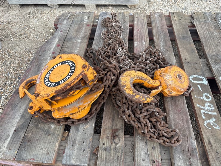 #2766d-•-(1)-5ton-harrington-chain-hoist-image-1