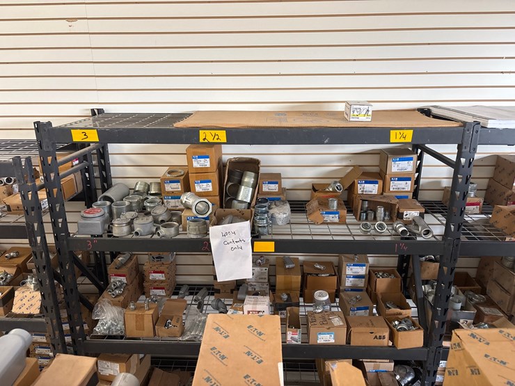 #4004-•-electrical-components---contents-of-three-shelving-sections-image-1