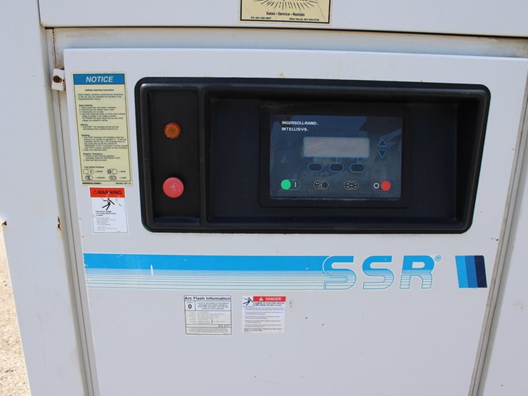 #1017-•-1993-ingersoll-rand-rotary-screw-ssr-ep200-air-compressor-image-5