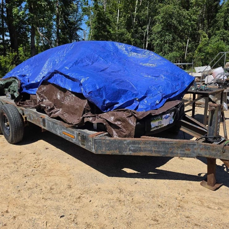 2226 - 7' X 16' CHANNEL IRON TRAILER *