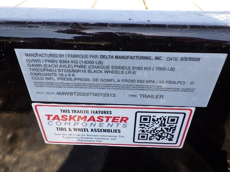 2026-delta-7'x20'-t/a-tilt-deck-trailer-image-22