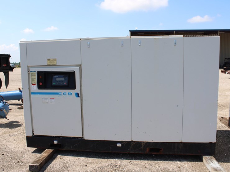 #1017-•-1993-ingersoll-rand-rotary-screw-ssr-ep200-air-compressor-image-1