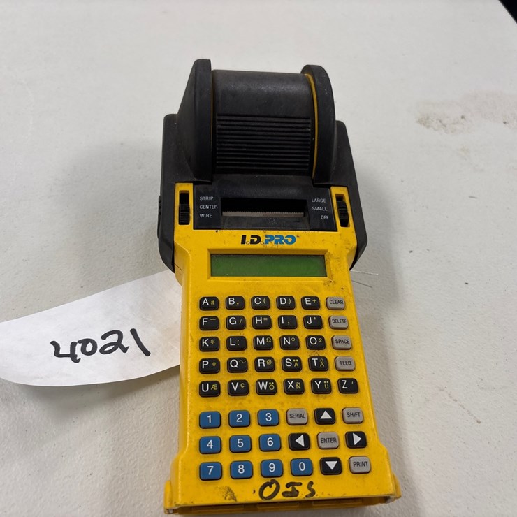 #4021 • I.D.PRO WIRE MARKER PRINTER AND EXTECH INSTURMENTS LIGHT METER