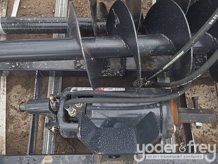 unused-jct-hydraulic-auger-drive-c/w-quick-attach-bits,-10",-12",-18",-special-alloy-bits-to-suit-skidsteer-image-10