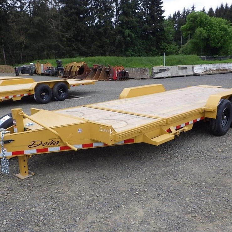 2026 Delta 7'x20' T/A Tilt Deck Trailer