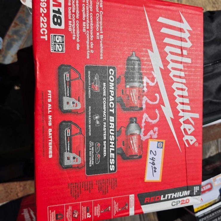 2223 - (2) MILWAUKEE M18 TOOL SETS