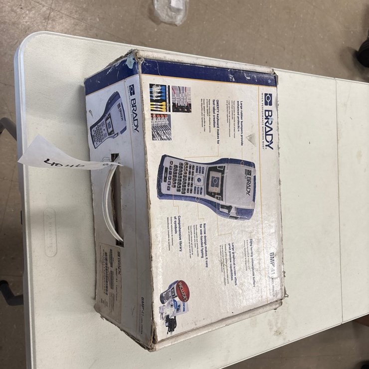 #4046 • BRADY BMP 41 LABEL PRINTER