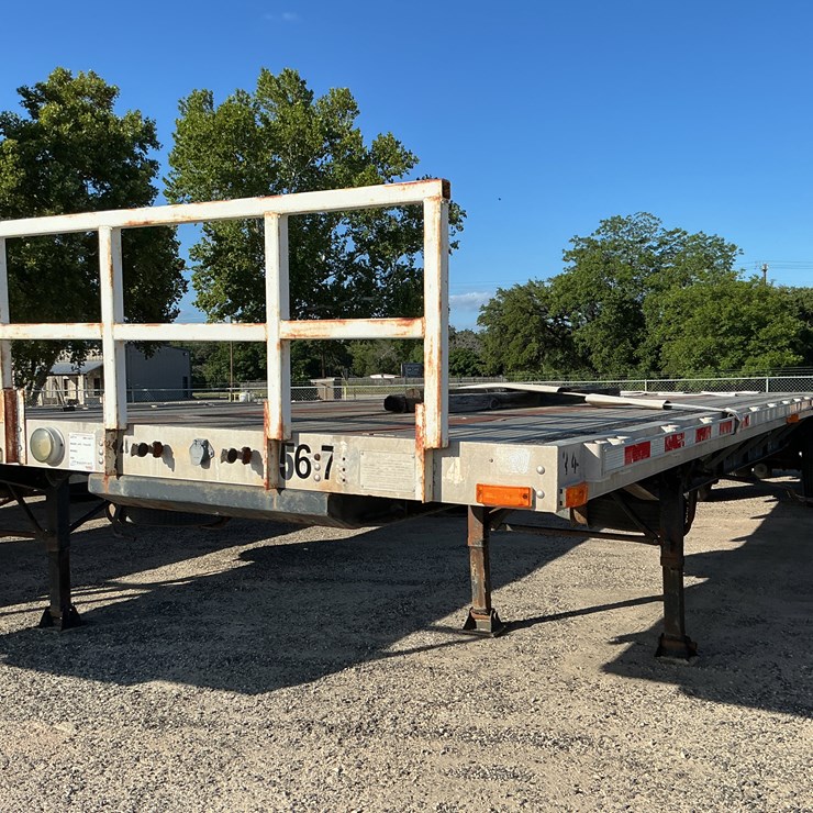 1995 TRANSCRAFT 48FT. FLATBED TRAILER