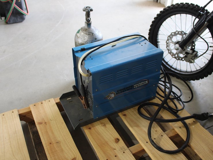 #1021-•-chicago-electric-welding-system-dual-mig-welder-w/-nitrogen-bottle-image-4