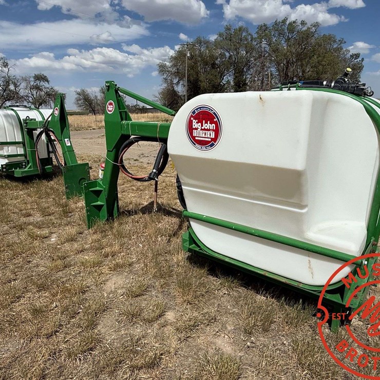 Pair of 500-Gallon Big John Saddle Tanks