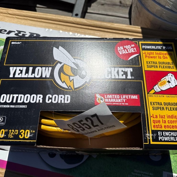 2209 - YELLOW JACKET 100' 12/3 EXTENTION CORD