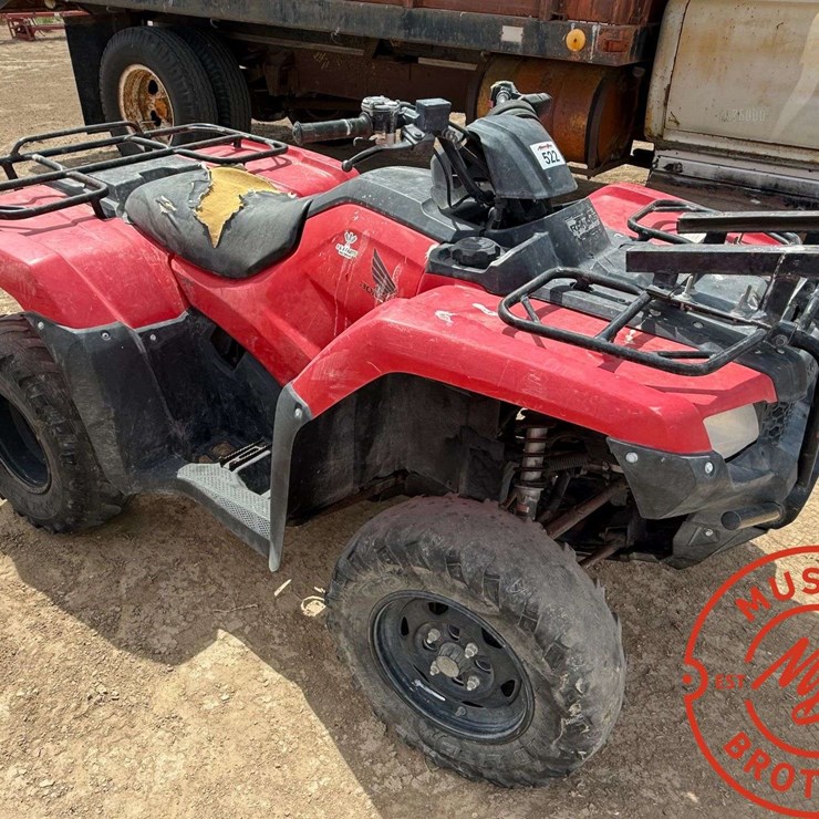 2017 Honda TRX420 4-Wheeler, starts and runs