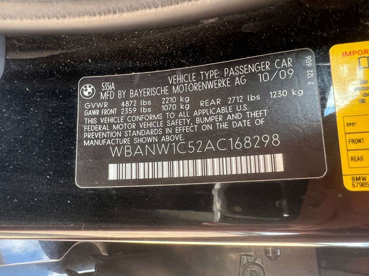 2010-bmw-535i-4-door-sedan-(171,524-miles)-image-29