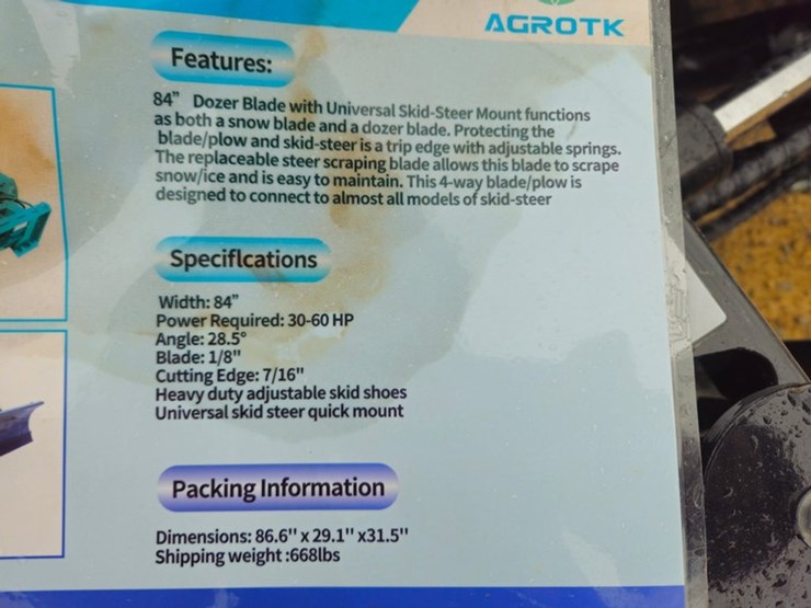 #5131-•-2026-mower-king-spa84-95"-skid-steer-bull-dozer-image-13