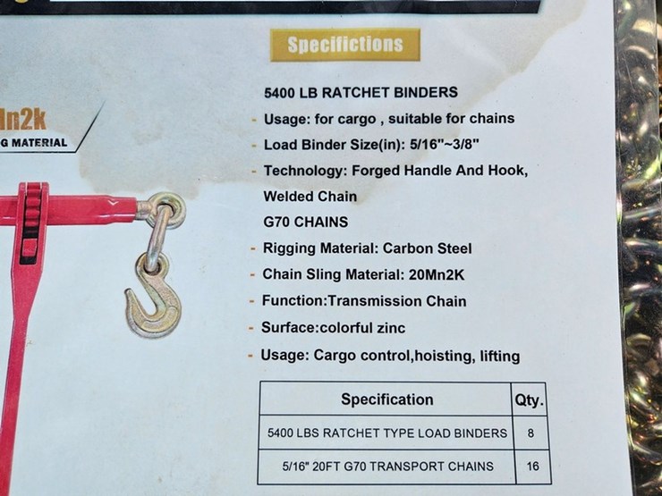 #5042-•-land-honor-lhr-rc-5400-5/16"-chains-&-binders-image-7