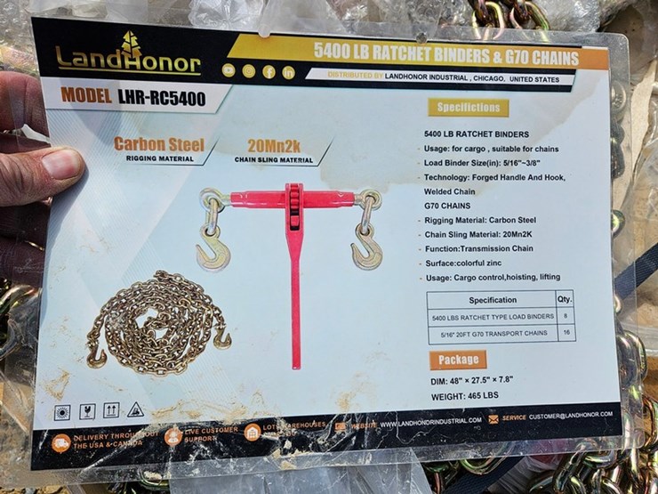 #5042-•-land-honor-lhr-rc-5400-5/16"-chains-&-binders-image-5