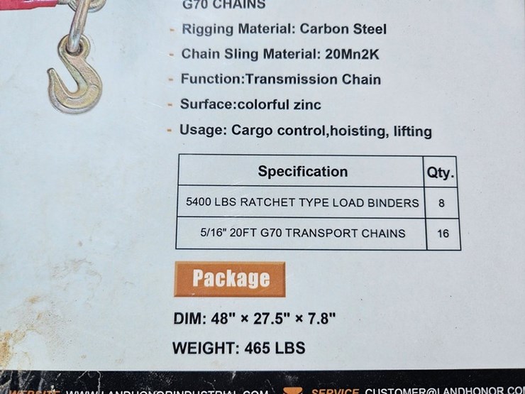 #5042-•-land-honor-lhr-rc-5400-5/16"-chains-&-binders-image-8