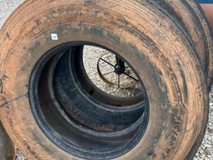 2---tires,-michelin-315/80r22.5-image-1