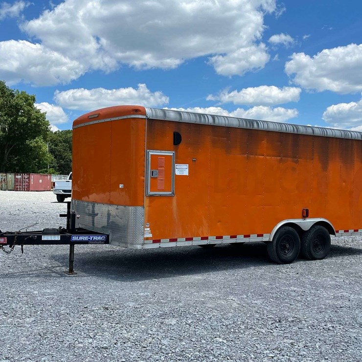 2016 SURE-TRAC T/A Enclosed Landscaping Tag Trailer