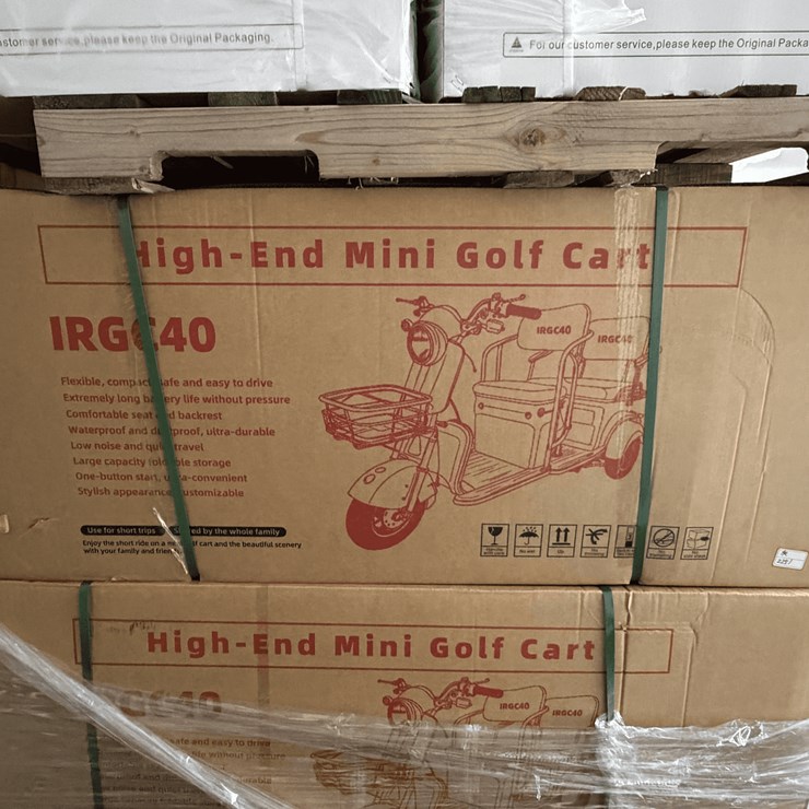 IRG40 High-End Mini Electric Golf Cart, New in Box
