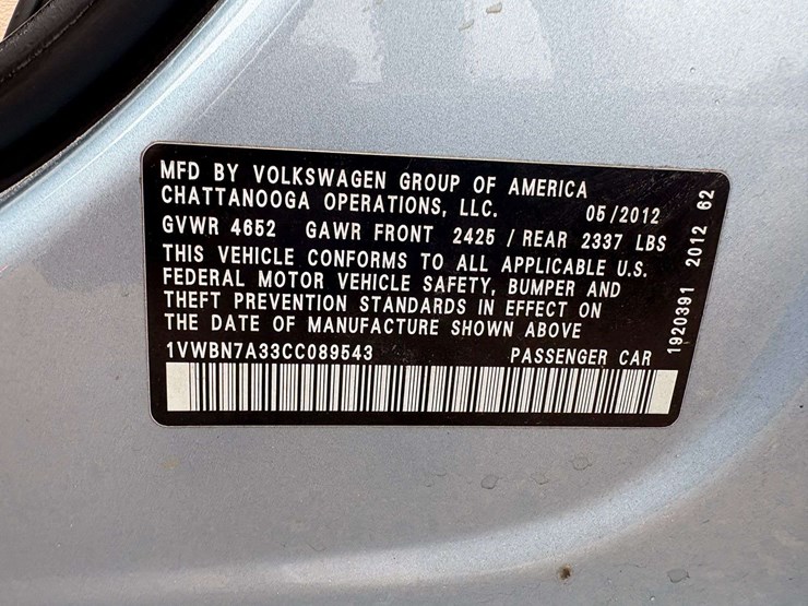 2012-volkswagen-passat-se-diesel-4-door-sedan-(172,508-miles)-image-27