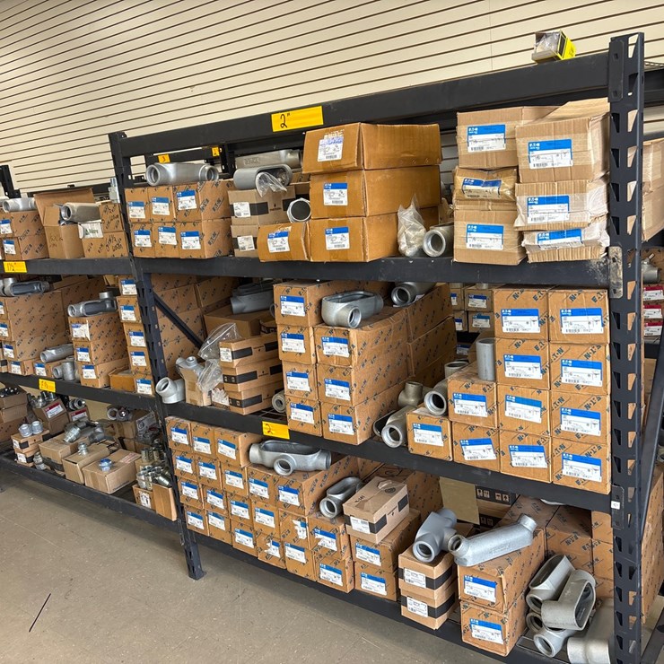 #4001 • THREE SHELVING UNITS