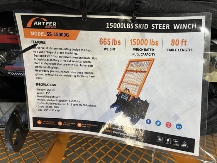 2026-arteer-ss-1500g-hydraulic-logging-winch-image-5
