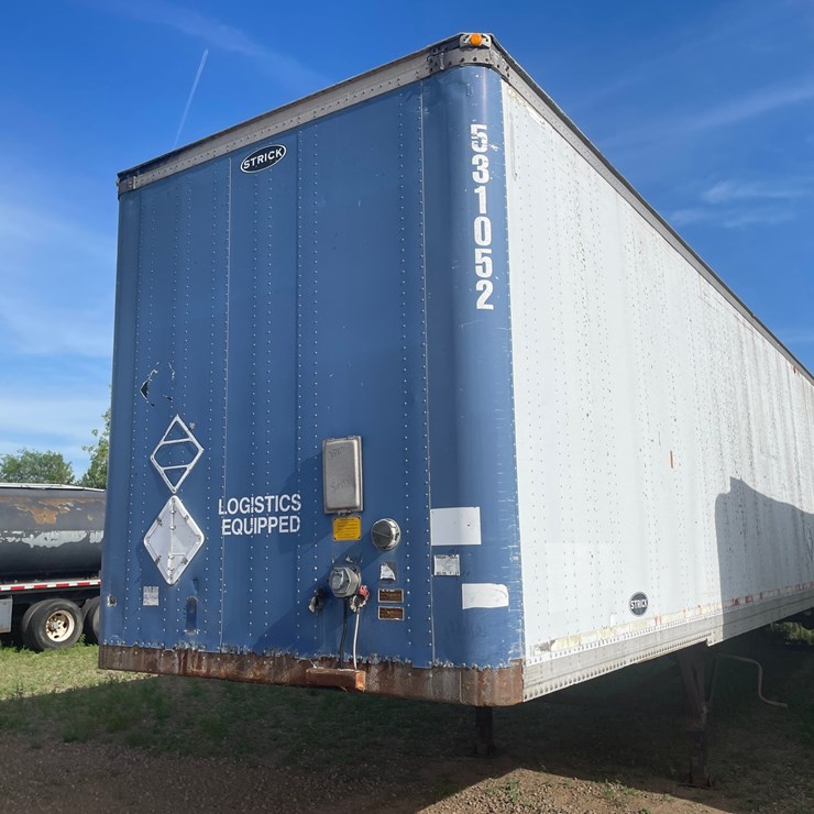 #1219 • Dry Van Semi Trailer (No Title) **Sells Bill of Sale**