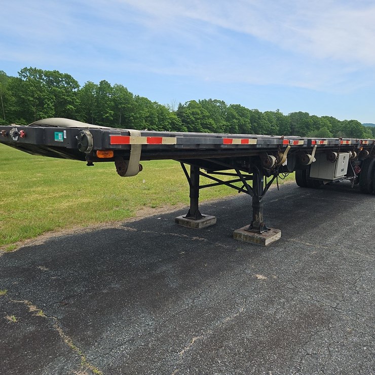 1978 TRAO 40' EXTENDABLE HIGH FLAT T/A TRAILER