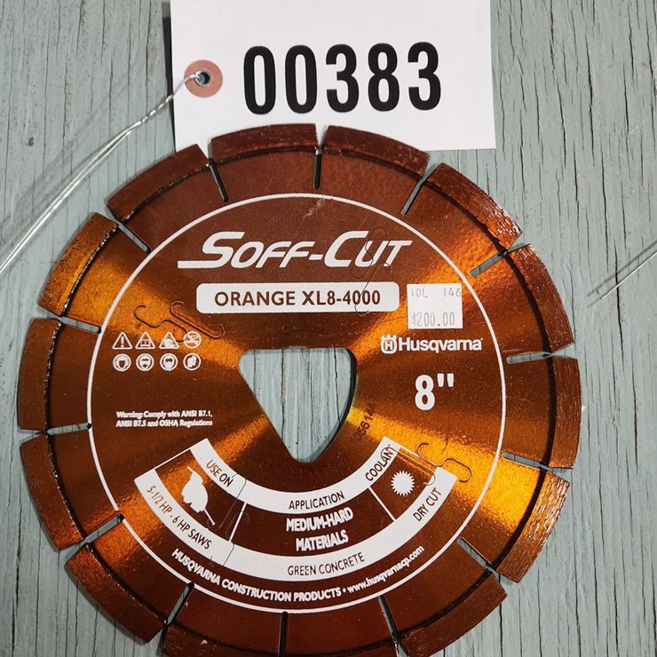 #383 • HUSQVARNA 8" Saw Blades