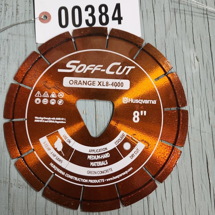 #384 • HUSQVARNA 8" Saw Blades