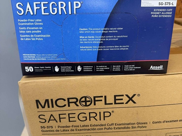 (4)-boxes-microflex-safegrip-powder-free-latex-gloves-image-1