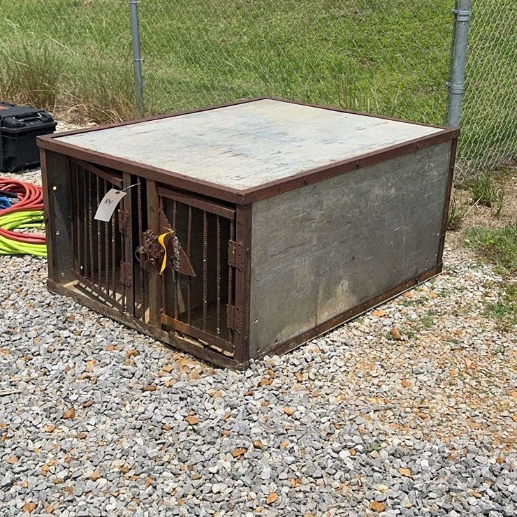 Metal Dog Box, 2 Compartment