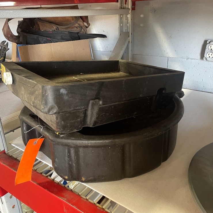 #2716 • (2) Oil Drain Pans (CW)