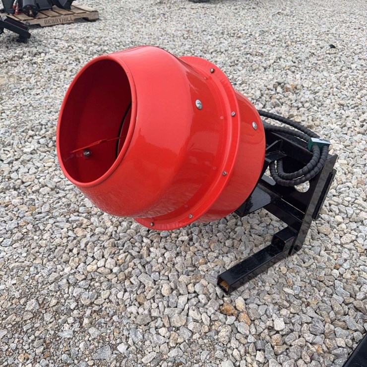 Hydraulic Concrete Mixer Attachment for Skid Steer