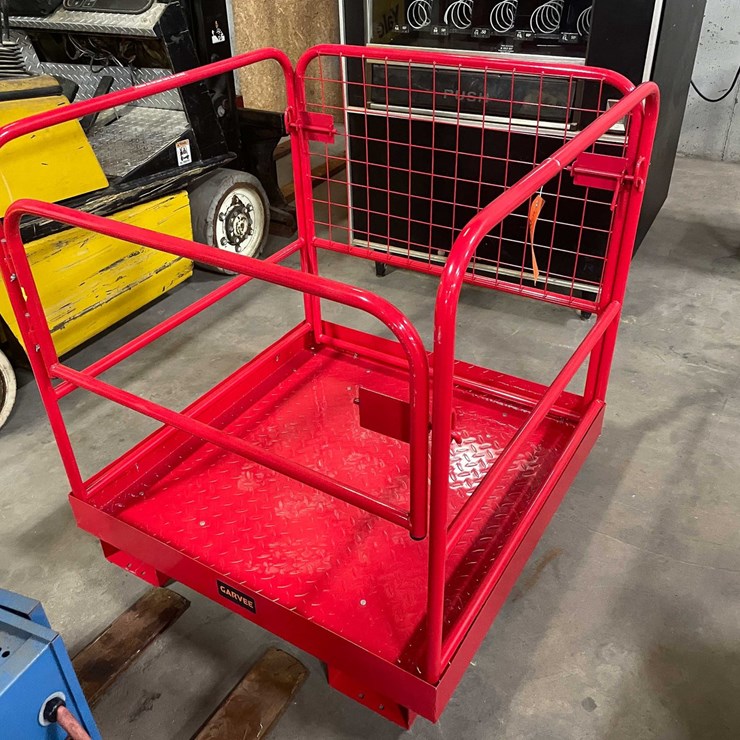 #2695 • Forklift Platform Basket With Fork Pockets (WallE)