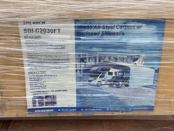 2026-sdlanch-sdlc2030ft-20'-x-30'-all-steel-carport-kit-image-2