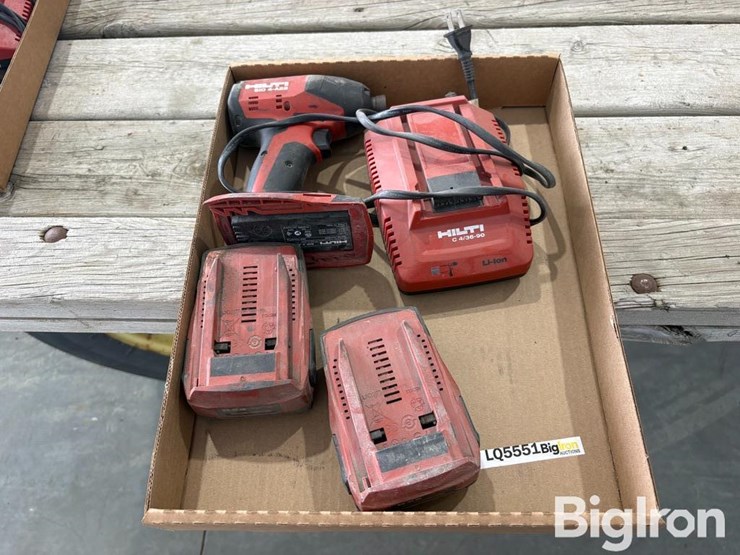 hilti-sid4-a22-drill-gun-w/batteries-&-charger-image-2