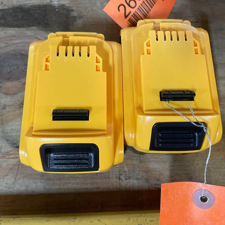 #2697 • (2) 20 V DeWalt Compatible Batteries (PR12)