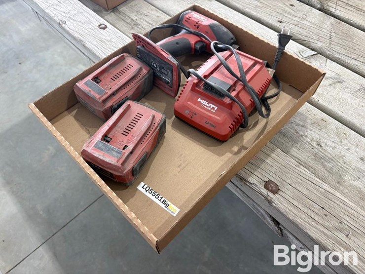 hilti-sid4-a22-drill-gun-w/batteries-&-charger-image-1