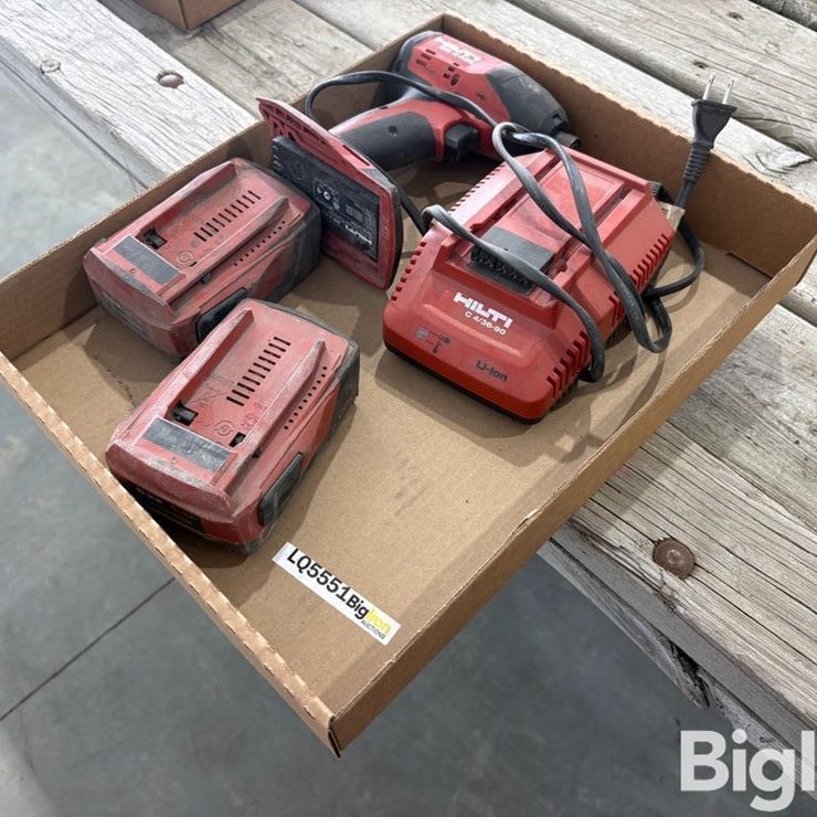 Hilti SID4-A22 Drill Gun W/Batteries & Charger