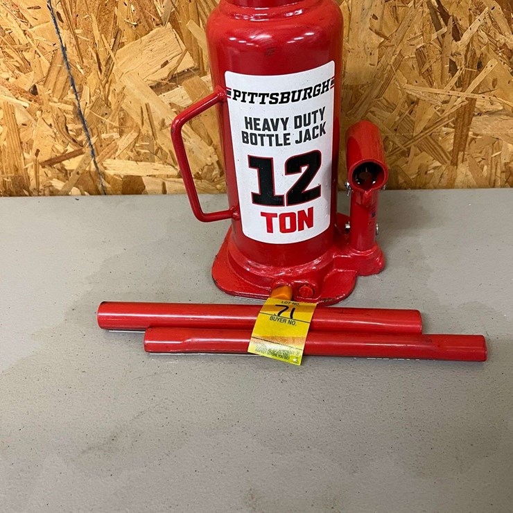 Pittsburgh 12 Ton Heavy Duty Bottle Jack