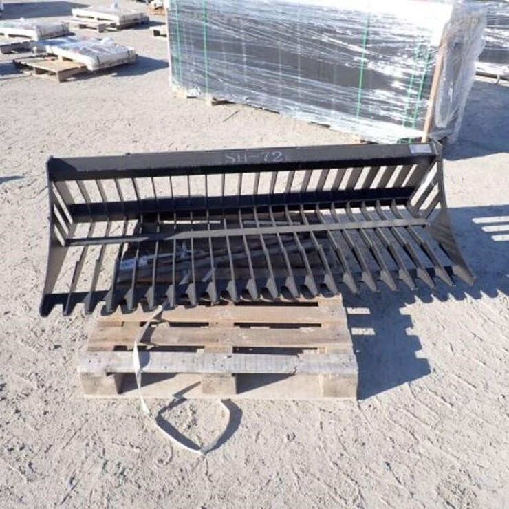 UNUSED Greatbear 72 In. Skid Steer Rock Bucket