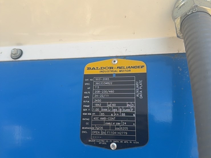 meridian-5000-bushel-hopper-bin-with-fan,-this-bin-is-designed-for-fertilizer,-however-it-has-never-had-fertilizer-in-it.-grain-only.-excellent-shape.-image-11